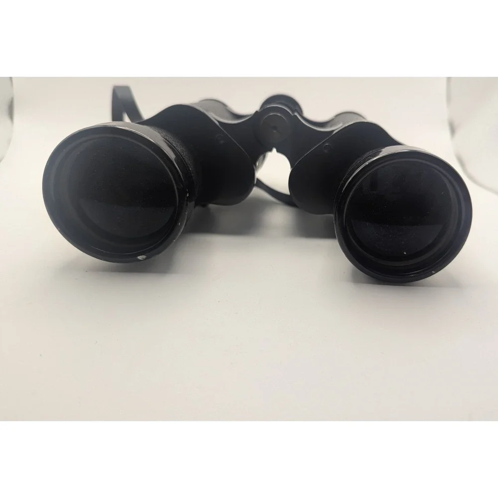 Tasco 10x50 Binoculars Model 312 Fully Coated Light Weight Case‎ Black Vintage